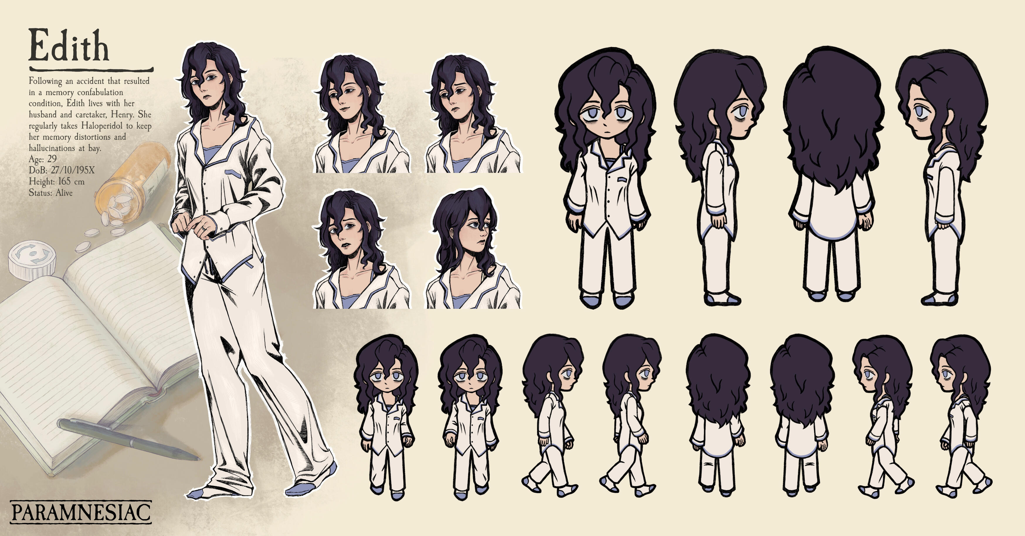 Edith Character sheet